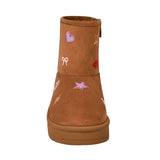 BOTAS INVIERNO NIÑA BAMBINO BM6803-A5 SUEDE CAFÉ 18-21