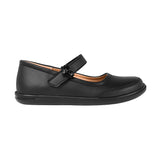 ZAPATOS ESCOLARES DOMINIQ NIÑA 664 SIMIPIEL NEGRO 18-21