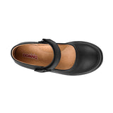 ZAPATOS ESCOLARES DOMINIQ NIÑA 664 SIMIPIEL NEGRO 18-21