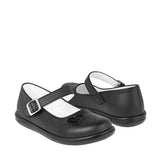 ZAPATOS ESCOLARES DOMINIQ NIÑA 683 SIMIPIEL NEGRO 18-21