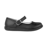 ZAPATOS ESCOLARES DOMINIQ NIÑA 683 SIMIPIEL NEGRO 18-21