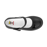ZAPATOS ESCOLARES DOMINIQ NIÑA 683 SIMIPIEL NEGRO 18-21