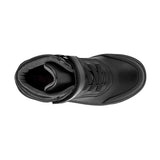 BOTINES ESCOLARES LUCHO NIÑO 123 SIMIPIEL NEGRO 18-21