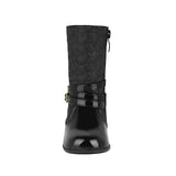 BOTAS CASUALES NIÑA TROPICANA TR980003 CHAROL NEGRO