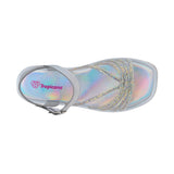 SANDALIAS NIÑA TROPICANA 392002 GLITTER PLATA