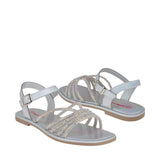 SANDALIAS NIÑA TROPICANA 392002 GLITTER PLATA