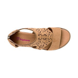 SANDALIAS NIÑA TROPICANA 340005 SUEDE CAFÉ