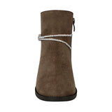 BOTINES CASUALES NIÑA TROPICANA 800004 SUEDE CAFÉ 18-21