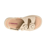 SANDALIAS NIÑA TROPICANA 261008 SIMIPIEL BEIGE 18-21