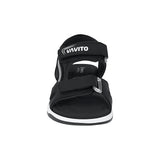 SANDALIAS NIÑO VAVITO 961505 SIMIPIEL NEGRO 18-21