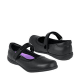 ZAPATOS ESCOLARES NIÑA VAVITO 710001 PIEL NEGRO 18-21
