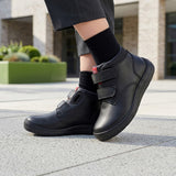 BOTINES ESCOLARES VAVITO NIÑO 275522 PIEL NEGRO 16-17