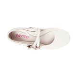 ZAPATOS VAVITO NIÑA VA474026 CHAROL BEIGE 18-21