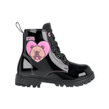 BOTINES VAVITO NIÑA VA321021 CHAROL NEGRO 15-17