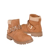 BOTINES VAVITO NIÑA VA321025 SUEDE CAFÉ 15-17