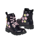 BOTINES VAVITO NIÑA VA321017 CHAROL NEGRO 15-17