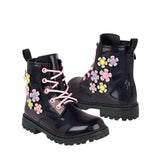 BOTINES VAVITO NIÑA VA321017 CHAROL NEGRO 15-17