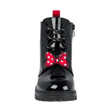 BOTINES MINNIE MOUSE NIÑA DY325016 CHAROL NGO 18-21