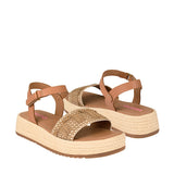 SANDALIAS VAVITO NIÑA 260012 TEXTIL CAFÉ 18-21