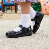 ZAPATOS ESCOLARES VAVITO NIÑA 755012 CHAROL NEGRO 16-17