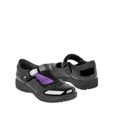 ZAPATOS ESCOLARES VAVITO NIÑA  758001 CHAROL NEGRO 16-17