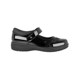 ZAPATOS ESCOLARES VAVITO NIÑA  758001 CHAROL NEGRO 16-17