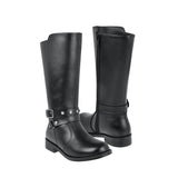 BOTAS VAVITO NIÑA VA350017 SIMIPIEL NEGRO 15-17