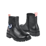 BOTINES NIÑA STICH DY321503 SIMIPIEL NEGRO