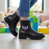 BOTINES NIÑA STICH DY321503 SIMIPIEL NEGRO