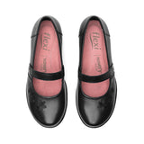 ZAPATOS ESCOLARES FLEXI NIÑA 35930 PIEL NEGRO 18-21