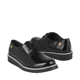 ZAPATOS CASUALES NIÑA STYLO 2933 CHAROL NEGRO