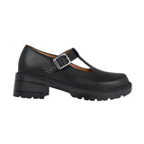 ZAPATOS ESCOLARES NIÑA STYLO 307 SIMIPIEL NEGRO 18-21