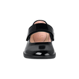 ZAPATOS ESCOLARES NIÑA STYLO 6006 CHAROL NEGRO