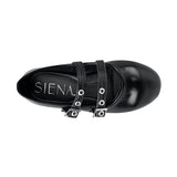 ZAPATOS CASUALES NIÑA SIENA 990 SIMIPIEL NEGRO 18-21