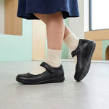 ZAPATOS ESCOLARES STYLO NIÑA 23354 PIEL NEGRO 18-21