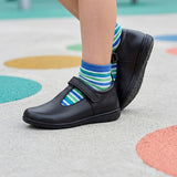 ZAPATOS ESCOLARES STYLO NIÑA 25361 PIEL NEGRO 18-21