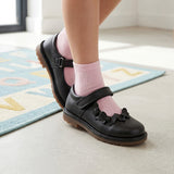 ZAPATOS ESCOLARES STYLO NIÑA 25501 PIEL NEGRO 18-21