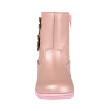 BOTINES STYLO NIÑA 233050 SIMIPIEL ROSA 15-17