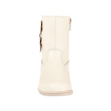 BOTINES STYLO NIÑA 233050 SIMIPIEL BEIGE 15-17