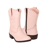 BOTAS COWGIRL NI„A STYLO 261085 SIMIPIEL ROSA 18-21