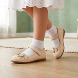 ZAPATOS STYLO NIÑA 26657 CHAROL BEIGE 15-17