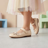 ZAPATOS STYLO NIÑA 26657 CHAROL BEIGE 18-21