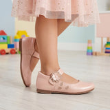 ZAPATOS STYLO NIÑA 26659 SIMIPIEL BEIGE 18-21