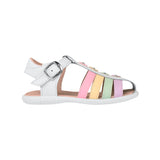 SANDALIAS SIENA NIÑA 243032 PIEL BLANCO 15-17