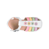 SANDALIAS SIENA NIÑA 243032 PIEL BLANCO 15-17