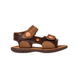HUARACHES SIENA NIÑO 34140 PIEL CAFÉ 15-17