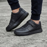 ZAPATOS ESCOLARES YUYIN NIÑO 24293 PIEL NEGRO 20-25