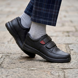 ZAPATOS ESCOLARES YUYIN NIÑO 24312 PIEL NEGRO 20-25
