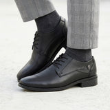 ZAPATOS ESCOLARES STYLO JOVEN 8521 PIEL NEGRO 20-24