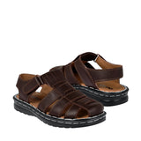 HUARACHES STYLO JOVEN 630 PIEL CAFÉ 20-24